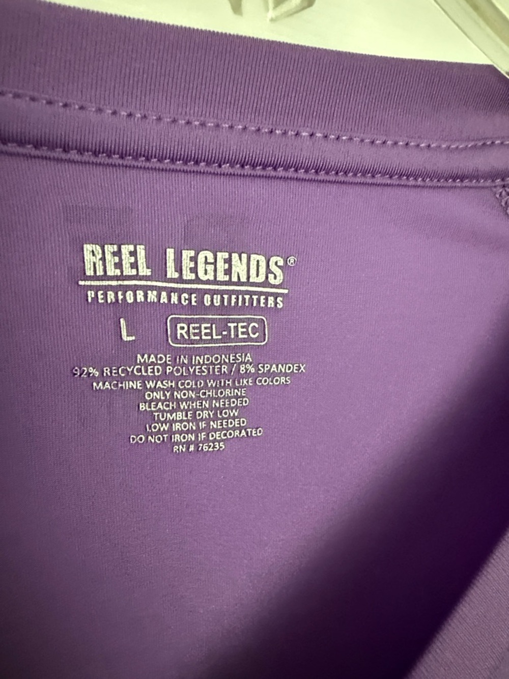 Reel Legends Purple Long-Sleeve Crewneck Tee
SPF 30 - Picture 5 of 5
